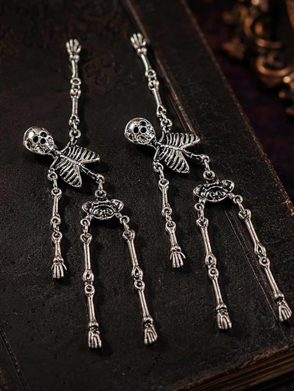 Hallloween Skeleton Dangle Earrings